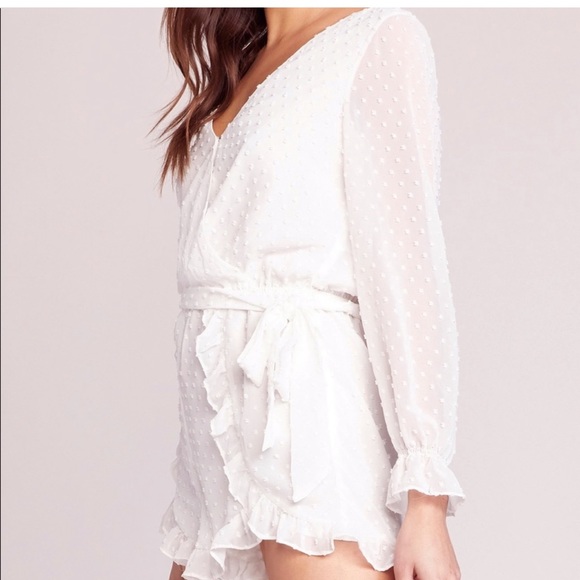 BB DAKOTA White Chiffon Romper - Picture 5 of 5